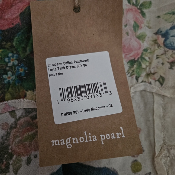 Magnolia Pearl Patchwork Layla Tank Dress Lady Madonna NWT New With Tags - Picture 6 of 7